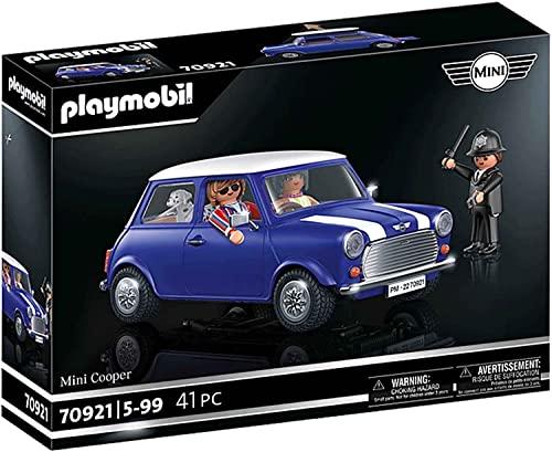 55% DESCUENTO PLAYMOBIL 70921 Classic Cars Mini Cooper, Coche Coleccionable para Adultos y Coche de Juguete para niños, A Partir de 5 a 99 años, Multicolor