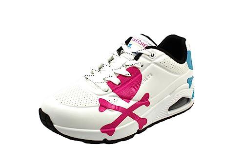 63% DESCUENTO Skechers UNO Crossing Hearts, Zapatillas Mujer, Blanco, 41 EU