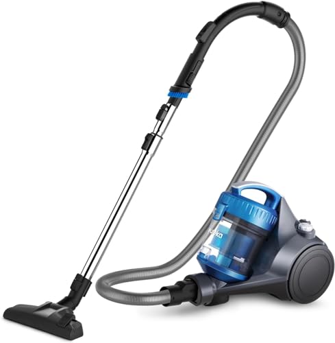 41% DESCUENTO Eureka WhirlWind Aspiradora Sin Bolsa, Aspiradora con Cable Potente y Liviana para Alfombras, Pisos Duros, Pelo de Mascotas y Polvo, Azul