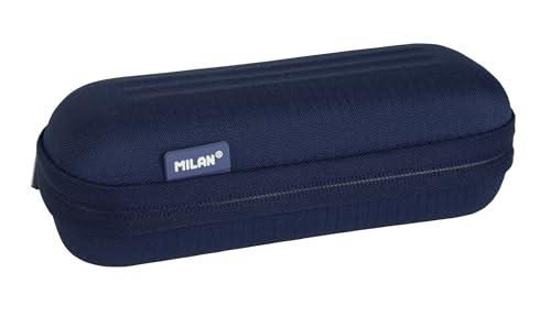 62% DESCUENTO Portatodo ovalado semirígido serie 1918. azul marino MILAN, 2.56×7.48×3.35