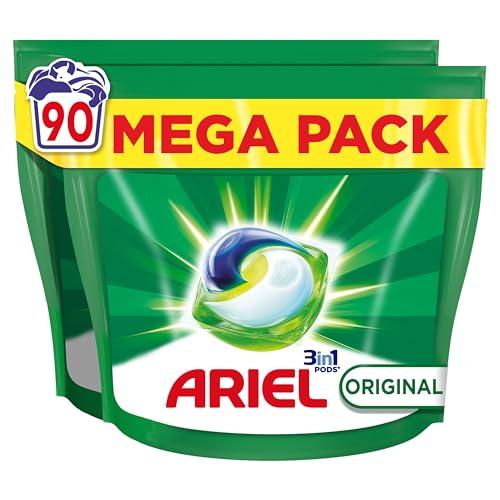 Ariel Todo En Uno PODS, Cápsulas De Detergente Líquido 90 Lavados