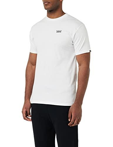 27% DESCUENTO Vans Camiseta Mini Script para Hombre, Blanco, S