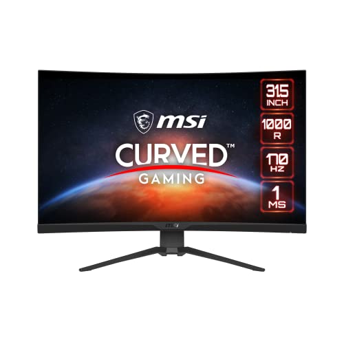 31% DESCUENTO MSI G322CQP Monitor Curvo Gaming de 32″ WQHD Panel VA 1000R 2560 x 1440, 170Hz / 1ms, FreeSync Premium, HDR Ready, Soporte Ajustable DP 1.2a, HDMI 2.0b CEC