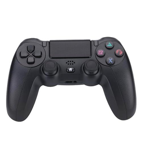 BUENA OFERTA 38% DESCUENTO NK Mando para PS4 / PS3 / PC/Móvil Inalámbrico Wireless Controller con Dualshock, Función Detección 6 ejes, Luz LED, Panel Táctil, Entrada para Auriculares, Cable de Carga incluido Negro