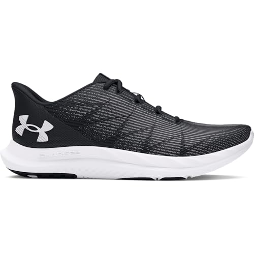 60% DESCUENTO Under Armour UA Charged Speed Swift, Zapatillas para Correr Hombre, Black/White/White, 43 EU