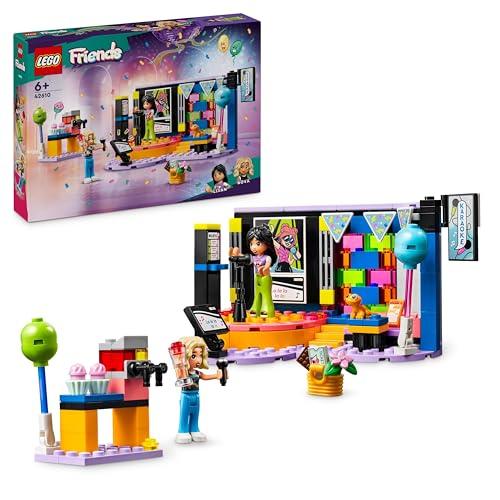30% DESCUENTO LEGO Friends Fiesta Musical de Karaoke, Juguete para Cantar con Escenario, Regalo para Niñas y Niños de 6 Años o Más, Mini Muñecos de Personajes Liann y Nova y Figura de Animal Geco 42610