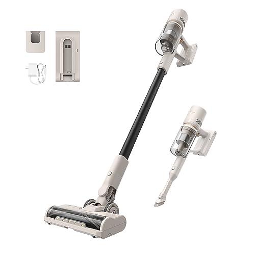 BUENA OFERTA 34% DESCUENTO dreame U10 Aspiradora Inalámbrica, Potente Aspiradora Escoba de 100 AW con Faros Led, Autonomía de 40 Minutos, Aspiradora de Mano para Limpieza Profunda de Cabello, Suelos Duros, Alfombras, Coche