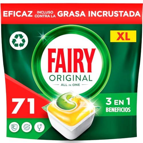 27% DESCUENTO Fairy Original Todo En Uno Cápsulas De Lavavajillas Limón, 71 Cápsulas