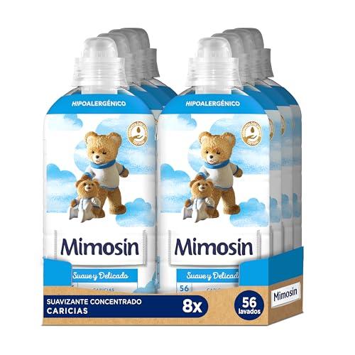 31% DESCUENTO Mimosín Suavizante Concentrado Caricias, 8 x 56 lavados