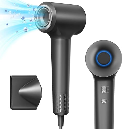 Secador Pelo Profesional, 1500W Secador de Pelo, Secador Pelo Ionico 200 Millones, Motor Sin Escobillas de 110.000 RPM, Secado Rápido, 57 dB de Ruido Bajo Secador de Pelo Profesional para Viaje y Casa