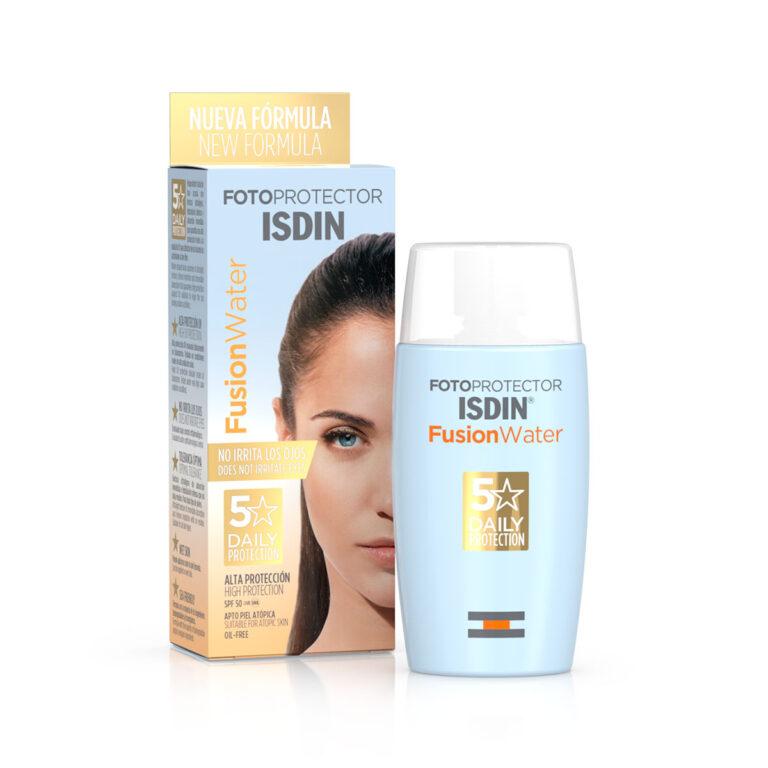 ISDIN Fotoprotector FunsionWater Protector Solar Facial de Textura Ligera 50 ML | Miravia