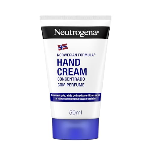 62% DESCUENTO Neutrogena Crema de Manos Concentrada con Perfume (50 ml), crema de manos reparadora para pieles sensibles, crema para manos agrietadas y secas con glicerina y vitamina E