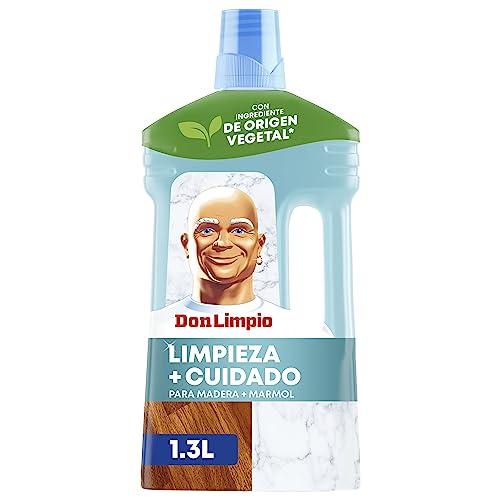 47% DESCUENTO DON LIMPIO Limpia Suelos Superficies Delicadas Detergente Liquido, Friegasuelos con PH Seguro para Suelos de Madera, Piedra y Marmol, 1.3 L (Paquete de 1)