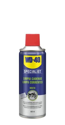 50% DESCUENTO WD 40 Specialist Motorbike Limpia Cadenas Spray 400ml (34798)