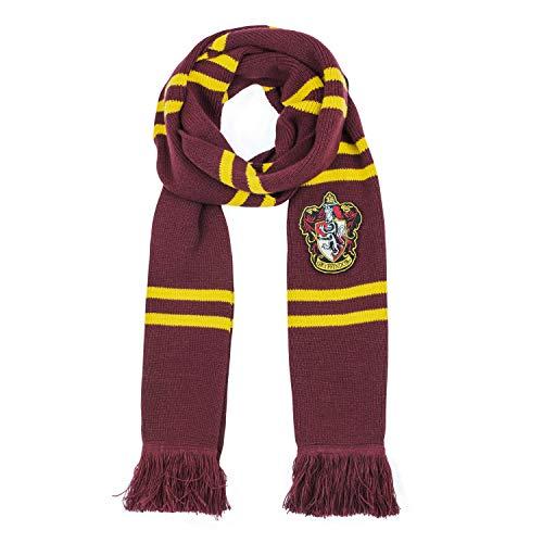 50% DESCUENTO Cinereplicas Harry Potter Bufanda Ultra Suave Edición Deluxe Licencia Oficial Casa Gryffindor 250 cm Rojo y Negro