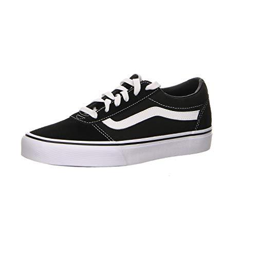 39% DESCUENTO Vans Ward, Zapatillas Mujer, Suede Canvas Black White, 38 EU
