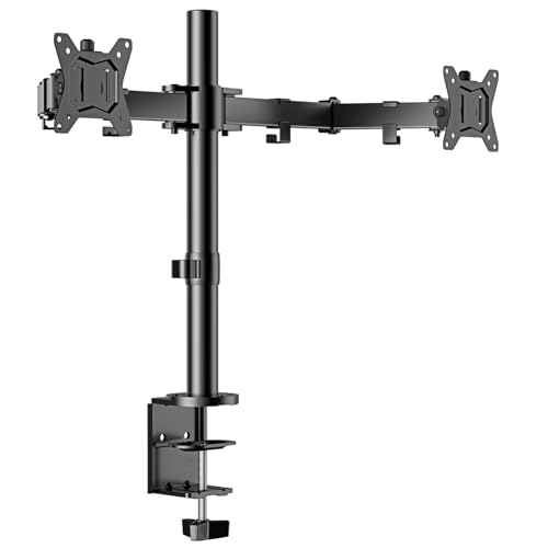 47% DESCUENTO ErGear Soporte 2 Monitores para 13 32” Pulgadas, Soporte Dos Monitores, Brazo Monitor Peso hasta 8KG