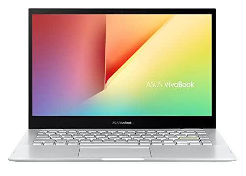 ASUS VivoBook Flip 14 TP470EA Ordenador Portátil 14″ Full HD (Intel Core i5 1135G7, 8GB RAM, 512GB SSD, Iris Xe Graphics, Windows 11) Convertible, Color Plata Teclado QWERTY español