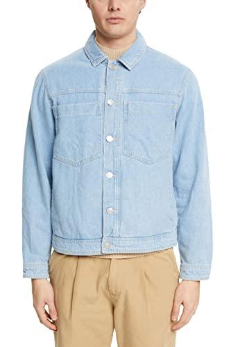 80% DESCUENTO ESPRIT 013ee2g307 Chaqueta, 903/Blue Light Wash, XL para Hombre