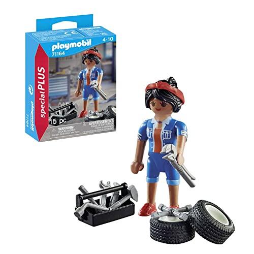 PLAYMOBIL Mécanicienne 71164 Special Plus Engineer Animales Mecánica, Multicolor