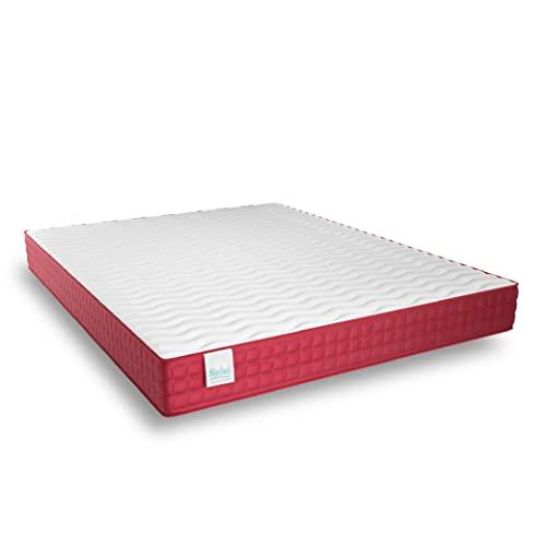 NALUI Colchón Viscoelástico Reversible Gredos 90x190cm con Sistema VISCONFORT, Tejido Strech y Tejido 3D Transpirable. Altura: ±21cm | Firmeza Medio Alta | Adaptable | Fabricado en España