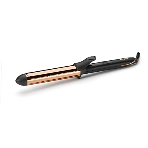 46% DESCUENTO BaByliss C459E Tenacilla Titanium Brilliance 32mm, Rizador de pelo con pinza, Barril extralargo de auténtico Titanio, 6 Temperaturas