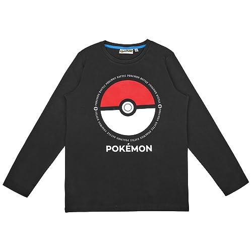 53% DESCUENTO Pokemon Camiseta de manga larga en diferentes diseños, Negro , 13 años
