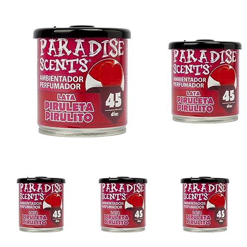 DESCUENTAZO 54% DESCUENTO Paradise PER80121 Perfumador Lata Piruleta 100 g (Paquete de 5)