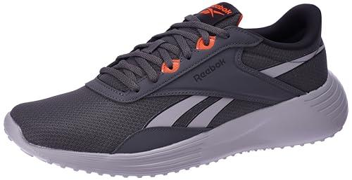 Reebok Lite 4, Zapatos para Correr Hombre, Gris Grey Pump Orange, 44 EU