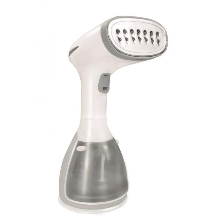 Plancha de vapor vertical Jocca con mango ergonómico para eliminar arrugas, desinfectar y desodorizar la ropa. 1500W de potencia, sistema anti goteo, calienta en 45 segundos, capacidad de 280 ml, pesa solo 1kg y viene con accesorios | Miravia