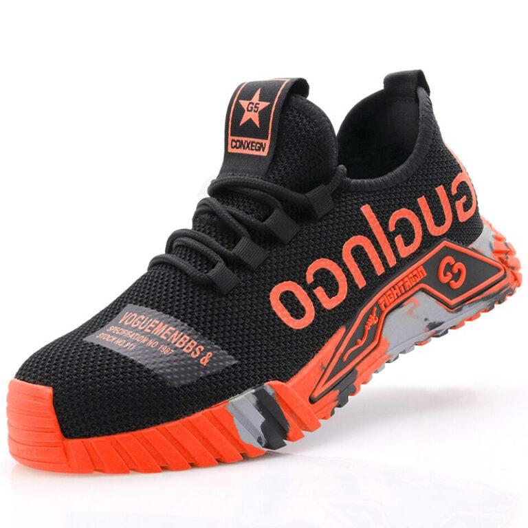Zapatillas de trabajo a la moda para hombre, zapatos de seguridad con punta de acero antigolpes, zapatos indestructibles antiperforación, calzado protector ligero | Miravia