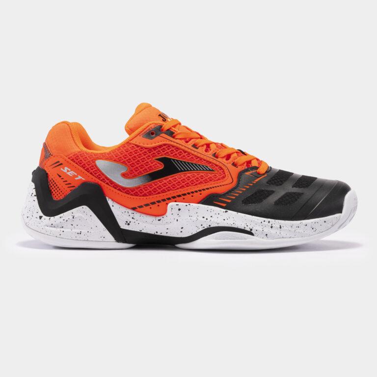 Zapatilla Tenis y Pádel Hombre Joma Set 2308 Naranja Negro Transpirable | Miravia
