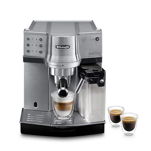 De’Longhi EC 860.M Máquina espresso, independiente, 1450 W, 1 L, acero inoxidable, plateado, 41 x 33 x 44 cm