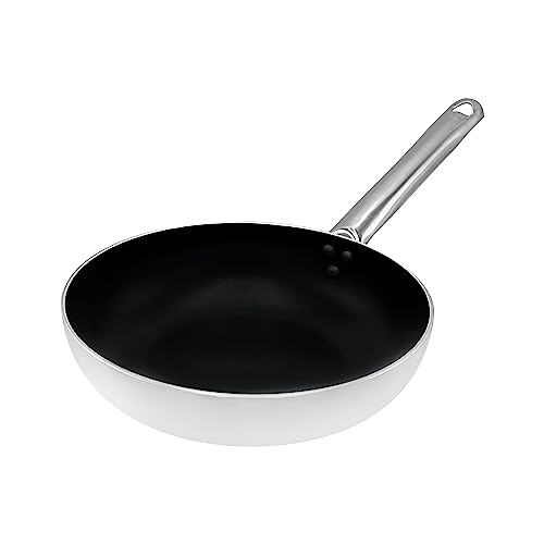 DESCUENTAZO 51% DESCUENTO Pentole Agnelli ALSA111BS28 Platino alto avellanado de platino para saltar, con mango tubular de acero inoxidable, 28 cm, plata