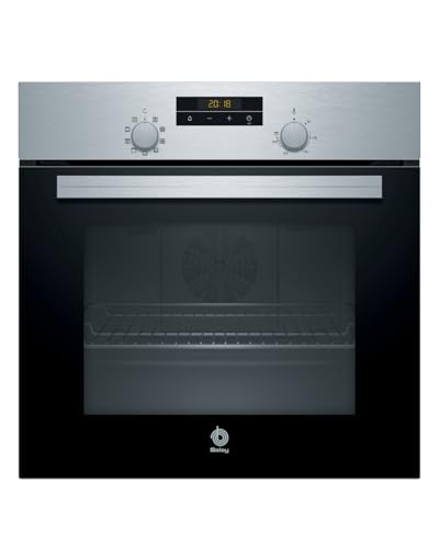 24% DESCUENTO Balay 3HB2030X0 Horno Multifunción, 3300 W, 66 litros, Acero, Negro