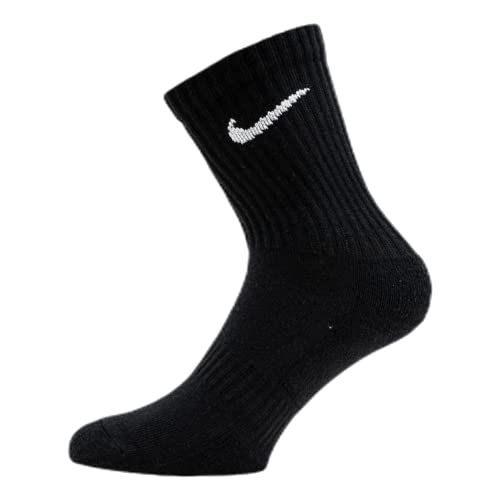 46% DESCUENTO NIKE Everyday Cushioned, Calcetines Hombre, Negro, M Paquete De 3