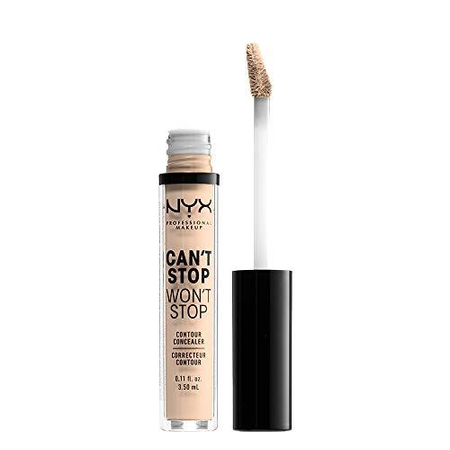 73% DESCUENTO NYX Professional Makeup Can’t Stop Won’t Stop Corrector de Larga Duración, 4 Light Ivory