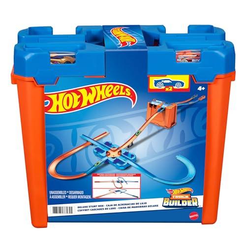 37% DESCUENTO Hot Wheels Track Buider Caja de Acrobacias Deluxe, Accesorios para Pistas de Coches de Juguete (Mattel GGP93)