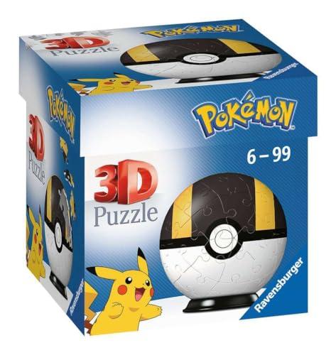 52% DESCUENTO Ravensburger Puzzle 3D, Pokémon Hyper Ball, Maqueta para Adultos y Niños de 6+ Años, Rompecabezas de 55 Piezas