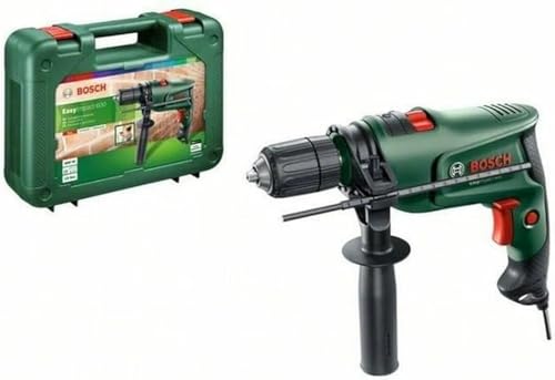 29% DESCUENTO Bosch Home and Garden Taladro percutor eléctrico EasyImpact 600 (600 W, en maletín de transporte), Verde