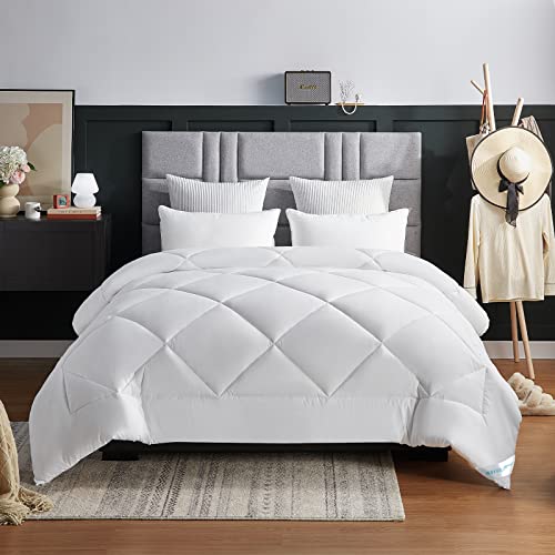 22% DESCUENTO WAVVE Edredón Relleno Nórdico 220×240 cm para Cama 135/150, Edredón de Fibra 450gr/m², Suave, Transpirable para Invierno (240×220 cm)