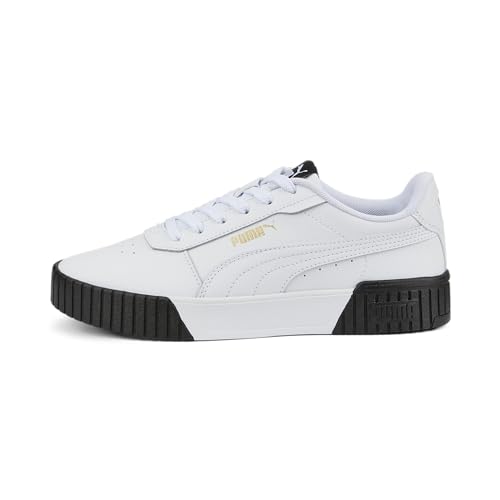 53% DESCUENTO PUMA Carina 2.0, Zapatillas Mujer, White White Team Gold Black, 39 EU