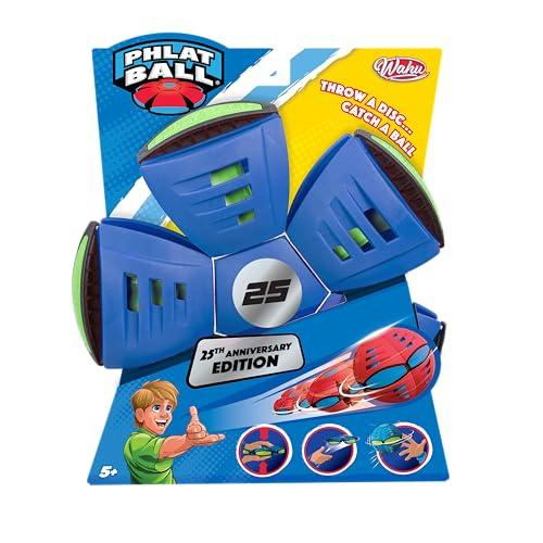 DESCUENTAZO 59% DESCUENTO Wahu PHLAT BALL Classic Edición 25 Aniversario Azul Disco Volador Transformable Juegos de Exterior para Niños Desde 5 Años Bola de 15,7cm Frisbee de 22,9cm Juego al Aire Libre