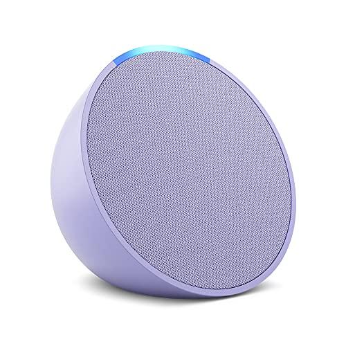 61% DESCUENTO Echo Pop | Altavoz inteligente Bluetooth con Alexa de sonido potente y compacto | Lavanda