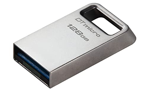 39% DESCUENTO Kingston DataTraveler Micro Unidad Flash USB 128GB 200MB/s Metal USB 3.2 Gen 1 DTMC3G2/128GB