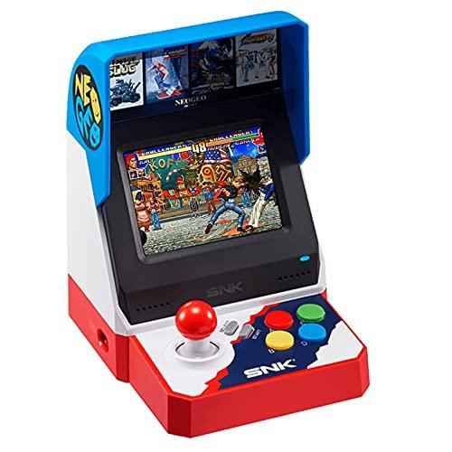SNK Neo Geo Mini Arcade Versión Asiática, 40 Juegos SNK con Licencia Oficial Precargados, Admite Salida HDMI a Pantalla Grande