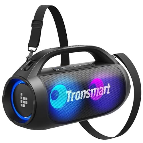 22% DESCUENTO Tronsmart Bang SE Altavoz Bluetooth 40W, Altavoces Portátil Potente, Luces Led, Waterproof IPX6, 24H de Reproducción, Sonido Estéreo, Aux y Powerbank, Speaker con Bluetooth 5.3 para Fiestas