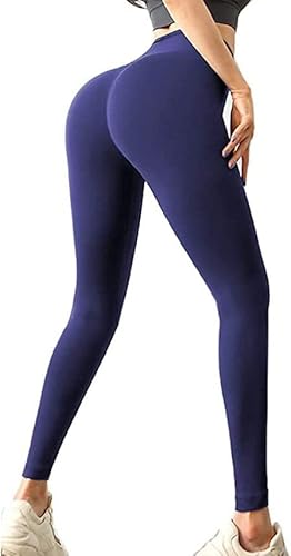Pantalones de pérdida de Peso, Pantalones de Sauna de Neopreno para Mujer, térmicos, adelgazantes, Leggings anticelulíticos, Adelgazante, Hot Thermo Sauna Sudore Shaper para Fitness (XL, azul)