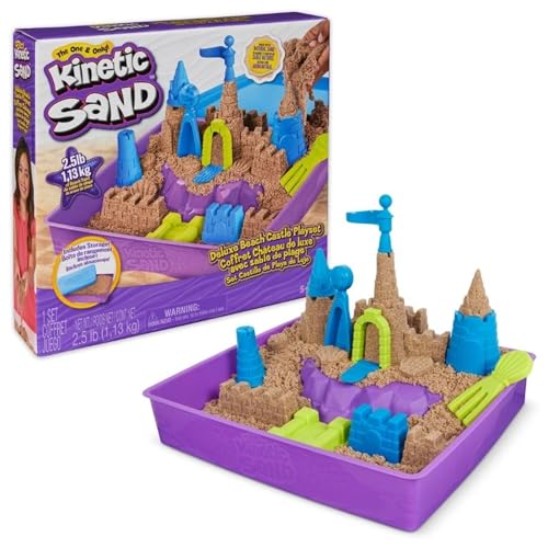 DESCUENTAZO 46% DESCUENTO Ufesa Kinetic Sand Arena MÁGICA Set Castillo DE Playa DE Lujo 1,13kg Arena cinética con Moldes y Herramientas,Juguetes Sensoriales, Kit Manualidades Niños 6067801 Juguetes Niños 3 Años +