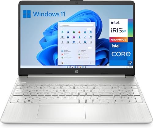 HP 15s fq5054ns Ordenador portátil de 15.6″ Full HD (Intel Core i7 1255U, 16GB RAM, 512GB SSD, Intel Iris Xe Graphics, Windows 11 Home) Plata Teclado QWERTY Español